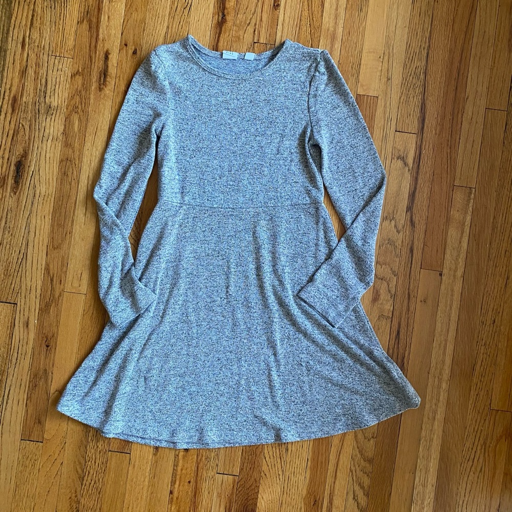 Gap beige metallic sweater dress Med